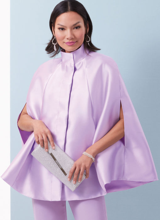 Butterick sewing pattern B6978 Misses' and Women's Cape, Top and Pants from Jaycotts Sewing Supplies