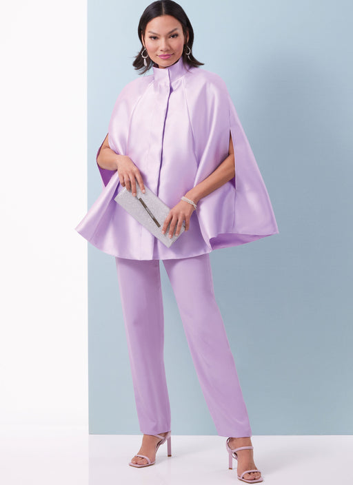 Butterick sewing pattern B6978 Misses' and Women's Cape, Top and Pants from Jaycotts Sewing Supplies