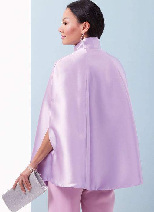 Butterick sewing pattern B6978 Misses' and Women's Cape, Top and Pants from Jaycotts Sewing Supplies