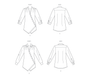 Butterick sewing pattern B6980 Misses' and Women's Shirt from Jaycotts Sewing Supplies