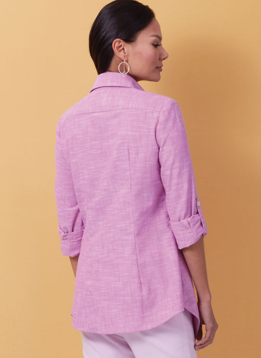 Butterick sewing pattern B6980 Misses' and Women's Shirt from Jaycotts Sewing Supplies