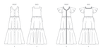 Butterick sewing pattern B6983 Misses' Dresses from Jaycotts Sewing Supplies