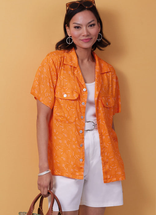 Butterick sewing pattern B6984 Unisex  Shirts, Shorts and Pants from Jaycotts Sewing Supplies
