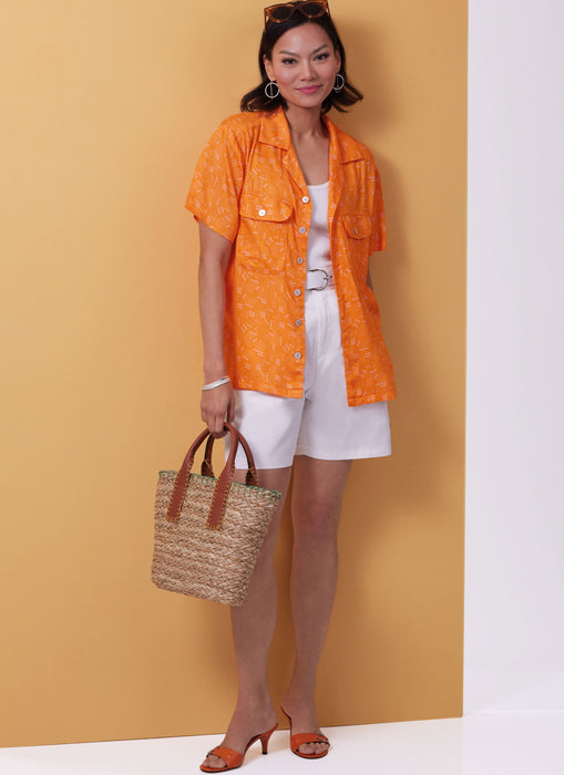Butterick sewing pattern B6984 Unisex  Shirts, Shorts and Pants from Jaycotts Sewing Supplies