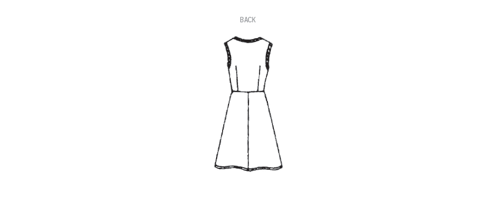 Butterick sewing pattern B6985 Misses' Dress from Jaycotts Sewing Supplies