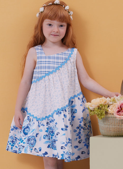 Butterick sewing pattern B6988 Children's Dresses from Jaycotts Sewing Supplies