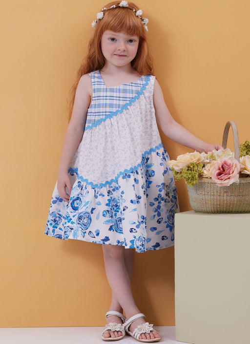 Butterick sewing pattern B6988 Children's Dresses from Jaycotts Sewing Supplies
