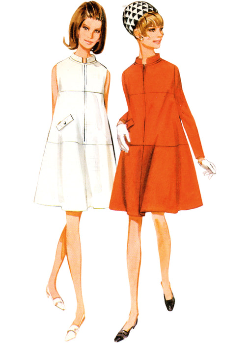 Butterick Sewing Pattern 6991 Vintage 1960's One-Piece Dress from Jaycotts Sewing Supplies