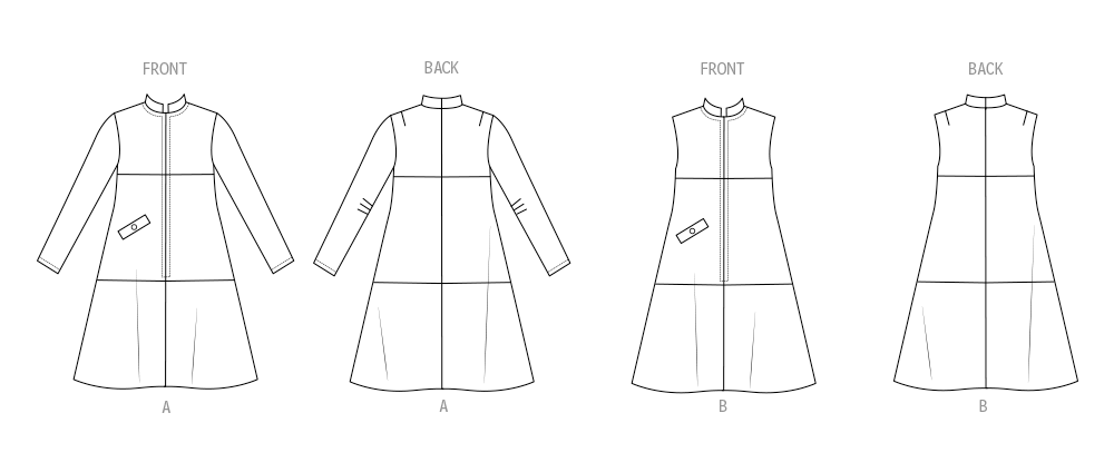 Butterick Sewing Pattern 6991 Vintage 1960's One-Piece Dress from Jaycotts Sewing Supplies