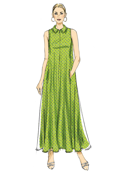 Butterick Sewing Pattern 6994 Loose-Fitting Dress in Two Lengths from Jaycotts Sewing Supplies