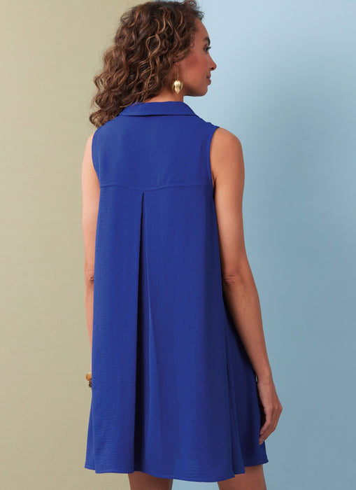 Butterick Sewing Pattern 6994 Loose-Fitting Dress in Two Lengths from Jaycotts Sewing Supplies