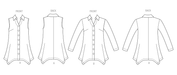 Butterick Sewing Pattern 6997 Misses / Women's Knit Tops from Jaycotts Sewing Supplies