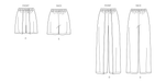 Butterick Sewing Pattern 7000 Shorts and Pants from Jaycotts Sewing Supplies