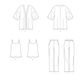 Butterick Sewing Pattern 7001 Jacket, Camisole and Pants from Jaycotts Sewing Supplies
