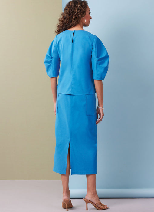 Butterick Sewing Pattern 7002 Misses’ and Women's Top, Skirt and Pants from Jaycotts Sewing Supplies