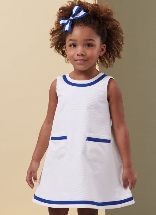 Butterick Sewing Pattern 7003 Toddlers' Dresses and Panties from Jaycotts Sewing Supplies