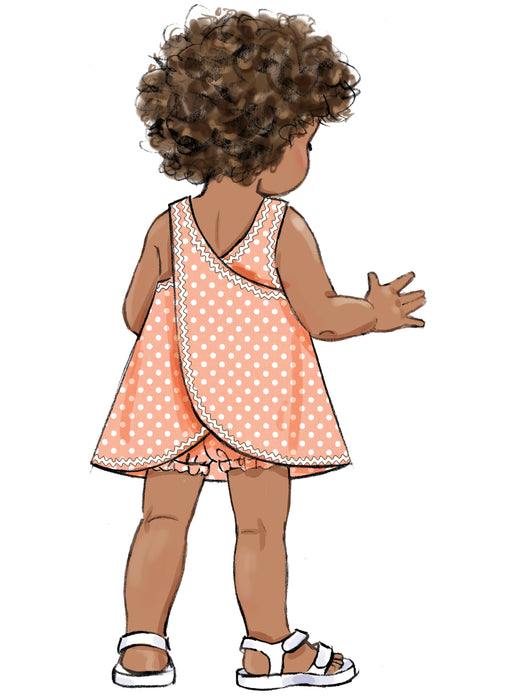 Butterick Sewing Pattern 7003 Toddlers' Dresses and Panties from Jaycotts Sewing Supplies