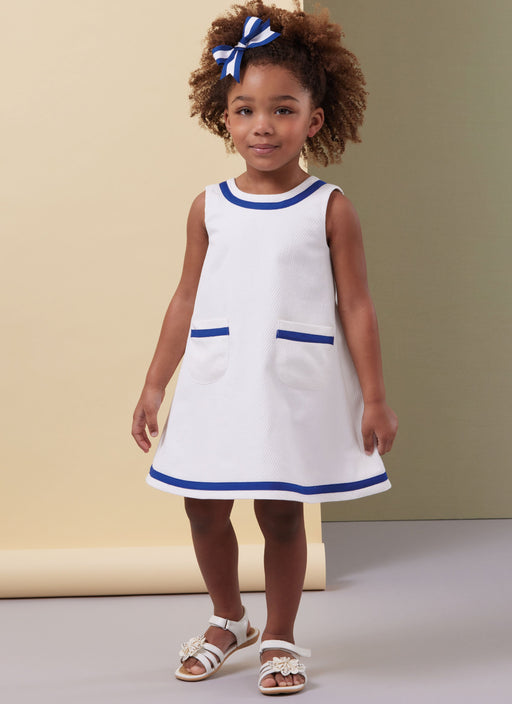 Butterick Sewing Pattern 7003 Toddlers' Dresses and Panties from Jaycotts Sewing Supplies