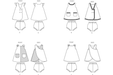 Butterick Sewing Pattern 7003 Toddlers' Dresses and Panties from Jaycotts Sewing Supplies