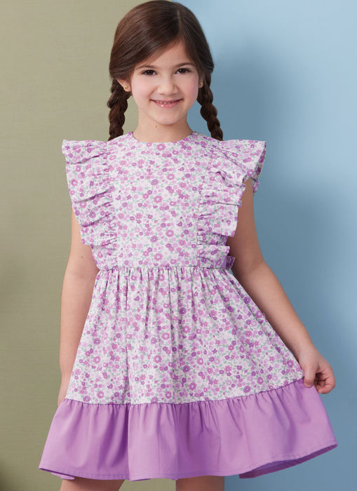 Butterick Sewing Pattern 7004 Children's Dresses, Top, Shorts and Pants from Jaycotts Sewing Supplies