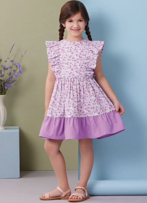 Butterick Sewing Pattern 7004 Children's Dresses, Top, Shorts and Pants from Jaycotts Sewing Supplies