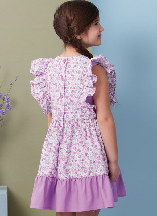 Butterick Sewing Pattern 7004 Children's Dresses, Top, Shorts and Pants from Jaycotts Sewing Supplies