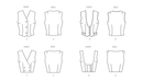 Butterick sewing pattern B7018 Misses' 60's Waistcoat in Four Styles from Jaycotts Sewing Supplies