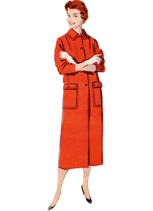 Butterick sewing pattern B7020 Misses' 50's Box Coat from Jaycotts Sewing Supplies