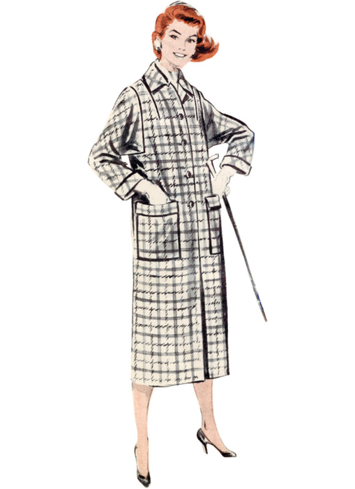 Butterick sewing pattern B7020 Misses' 50's Box Coat from Jaycotts Sewing Supplies