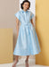 Butterick sewing pattern 7021 Dress with Belt, Sleeve and Length Variations from Jaycotts Sewing Supplies