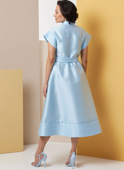 Butterick sewing pattern 7021 Dress with Belt, Sleeve and Length Variations from Jaycotts Sewing Supplies