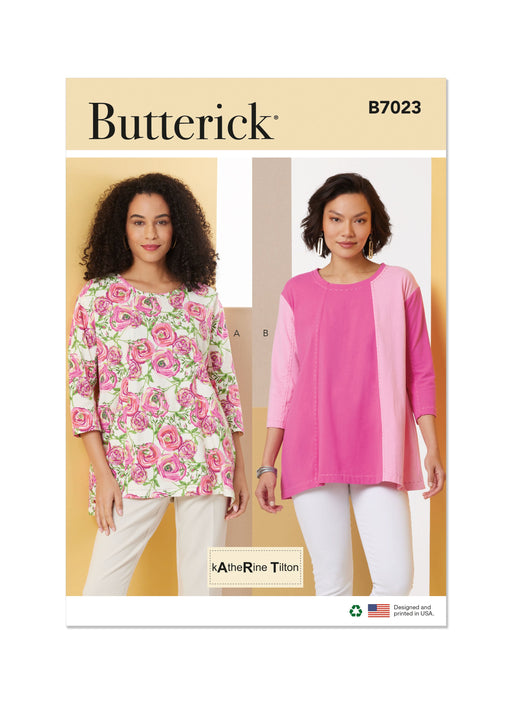 Butterick sewing pattern 7023 Knit Tunics by Katherine Tilton from Jaycotts Sewing Supplies