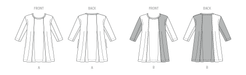 Butterick sewing pattern 7023 Knit Tunics by Katherine Tilton from Jaycotts Sewing Supplies