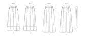 Butterick sewing pattern 7024 Trousers in Two Lengths and Tie Belt from Jaycotts Sewing Supplies