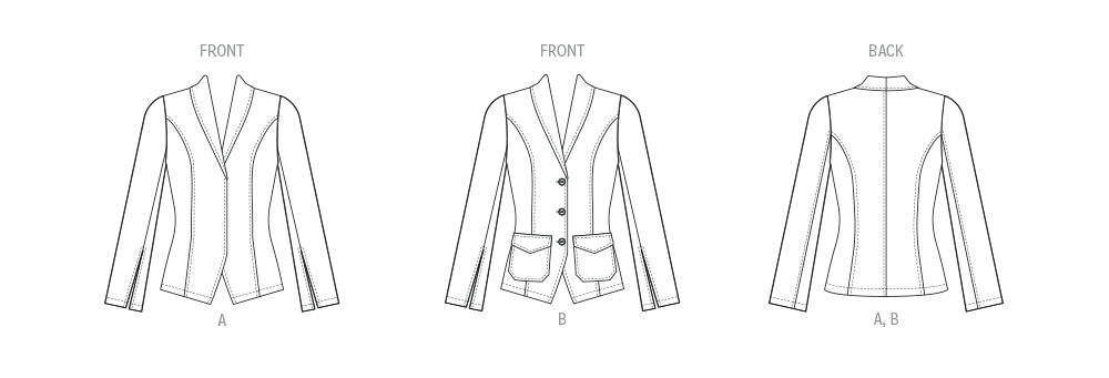 Butterick sewing pattern 7026 Jackets by Palmer/Pletsch Tammie Ponstler from Jaycotts Sewing Supplies