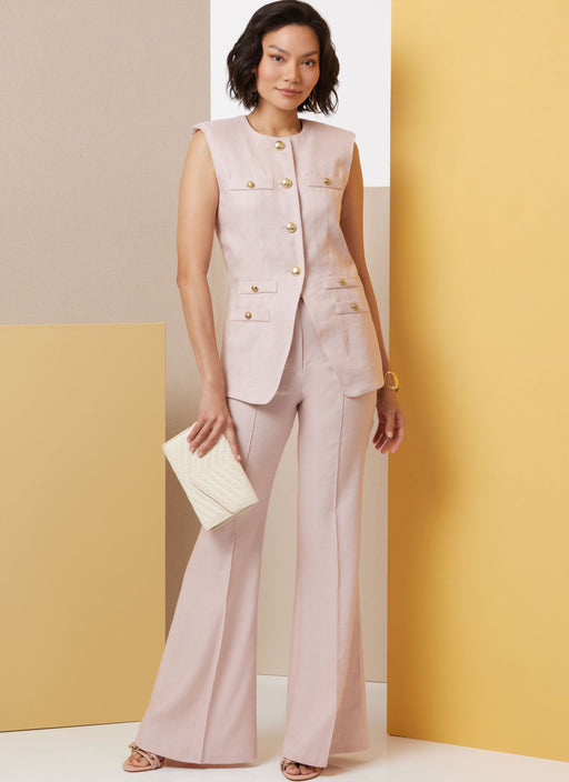 Butterick sewing pattern 7027 Waistcoat and Trousers from Jaycotts Sewing Supplies