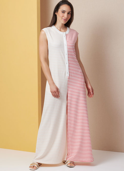 Butterick sewing pattern 7029 Misses' and Women's Knit Jumpsuits from Jaycotts Sewing Supplies