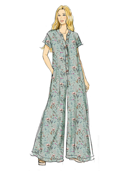 Butterick sewing pattern 7029 Misses' and Women's Knit Jumpsuits from Jaycotts Sewing Supplies