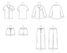 Butterick sewing pattern 7030 Children's and Adults' Shirts, Shorts and Pants from Jaycotts Sewing Supplies
