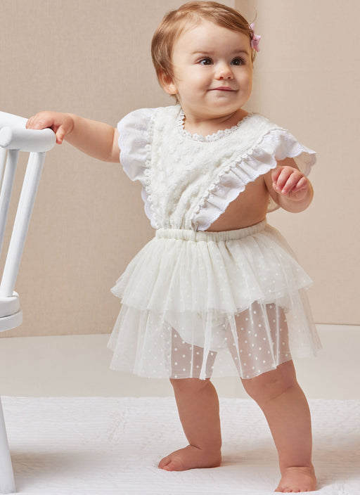 Butterick sewing pattern 7031 Babies' Rompers and Bow Tie from Jaycotts Sewing Supplies