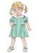 Butterick sewing pattern 7032 Toddlers' Dress with Sleeve and Neckline Variations from Jaycotts Sewing Supplies