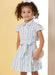 Butterick sewing pattern 7033 Children's Dress with Sleeve Variations and Tie Belt from Jaycotts Sewing Supplies