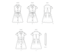 Butterick sewing pattern 7033 Children's Dress with Sleeve Variations and Tie Belt from Jaycotts Sewing Supplies