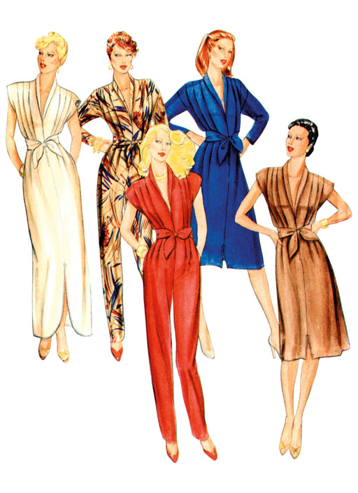Butterick sewing pattern 7036 Jumpsuit, Dress and Sash from Jaycotts Sewing Supplies