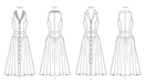 Butterick Sewing Pattern B7037 Midi Dresses from Jaycotts Sewing Supplies