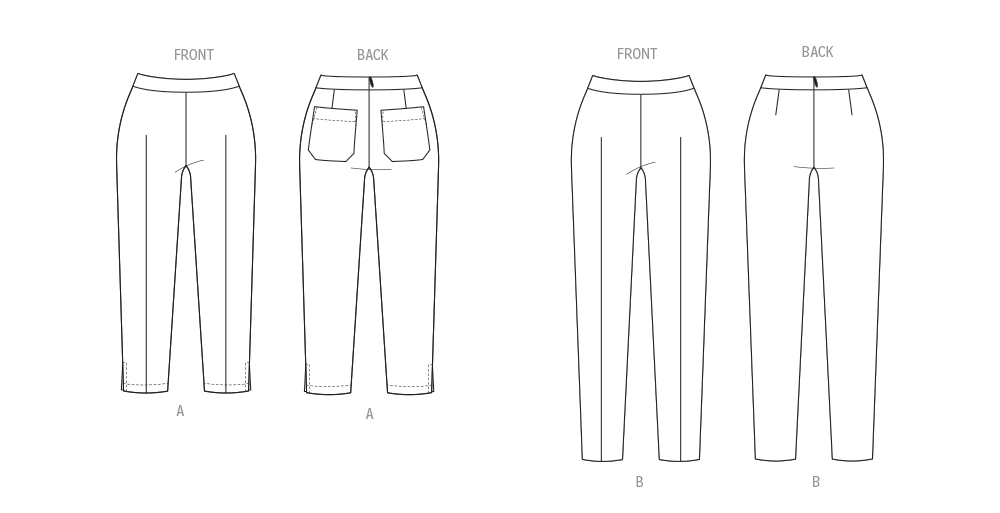Butterick Sewing Pattern B7042 Misses' Trousers by Palmer/Pletsch Tammie Pontsler from Jaycotts Sewing Supplies