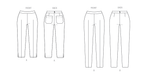 Butterick Sewing Pattern B7042 Misses' Trousers by Palmer/Pletsch Tammie Pontsler from Jaycotts Sewing Supplies