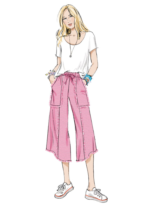 Butterick Sewing Pattern B7043 Misses' Trousers from Jaycotts Sewing Supplies