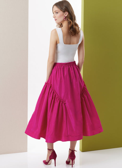Butterick Sewing Pattern B7044 Flared Skirts from Jaycotts Sewing Supplies