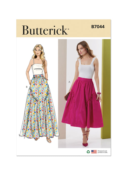 Butterick Sewing Pattern B7044 Flared Skirts from Jaycotts Sewing Supplies